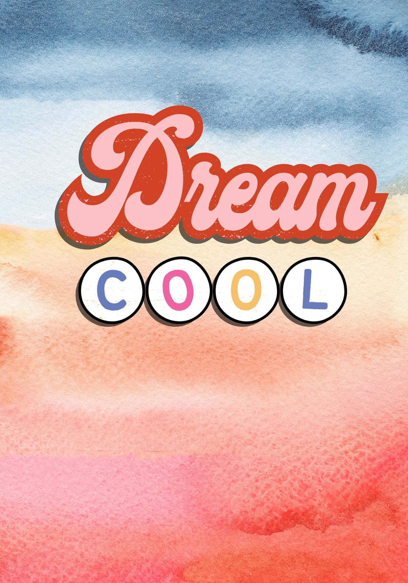 Fondo degradado de acuarela Dream Cool Fondos de pantalla