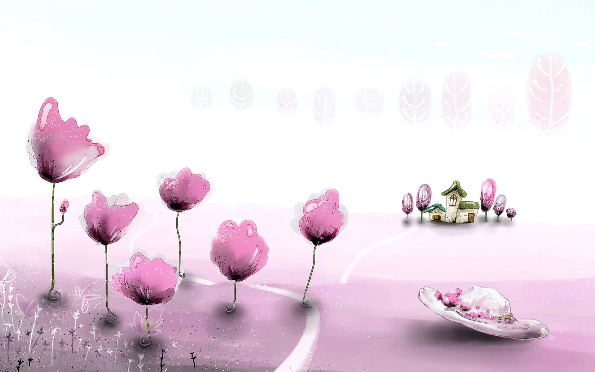 Fondo degradado rosa pastel elegante Fondos de pantalla