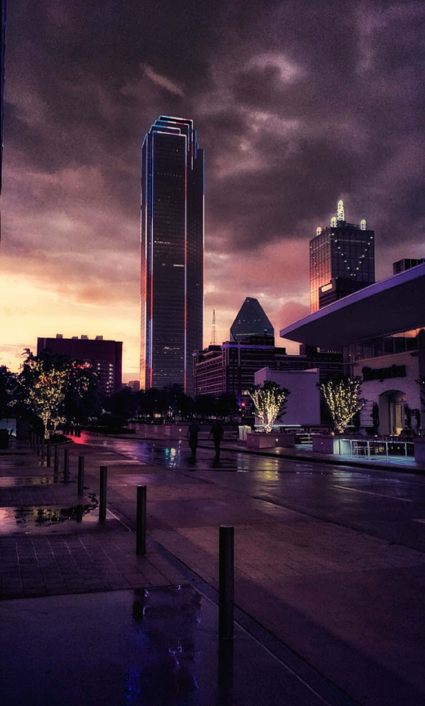 Fondo del Condado de Dallas con Nube Oscura Fondos de pantalla