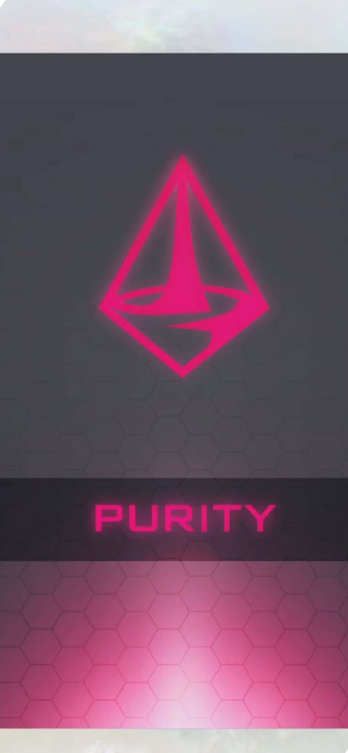 Fondo de iPhone XS del Emblema de Pureza Rosa de Civilization Beyond Earth Fondos de pantalla