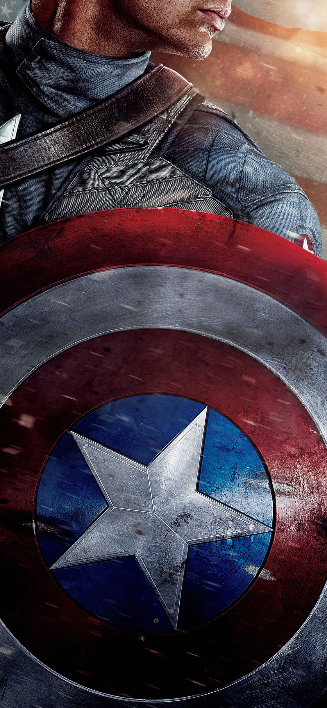 Fondo del escudo del héroe del MCU Capitán América Fondos de pantalla