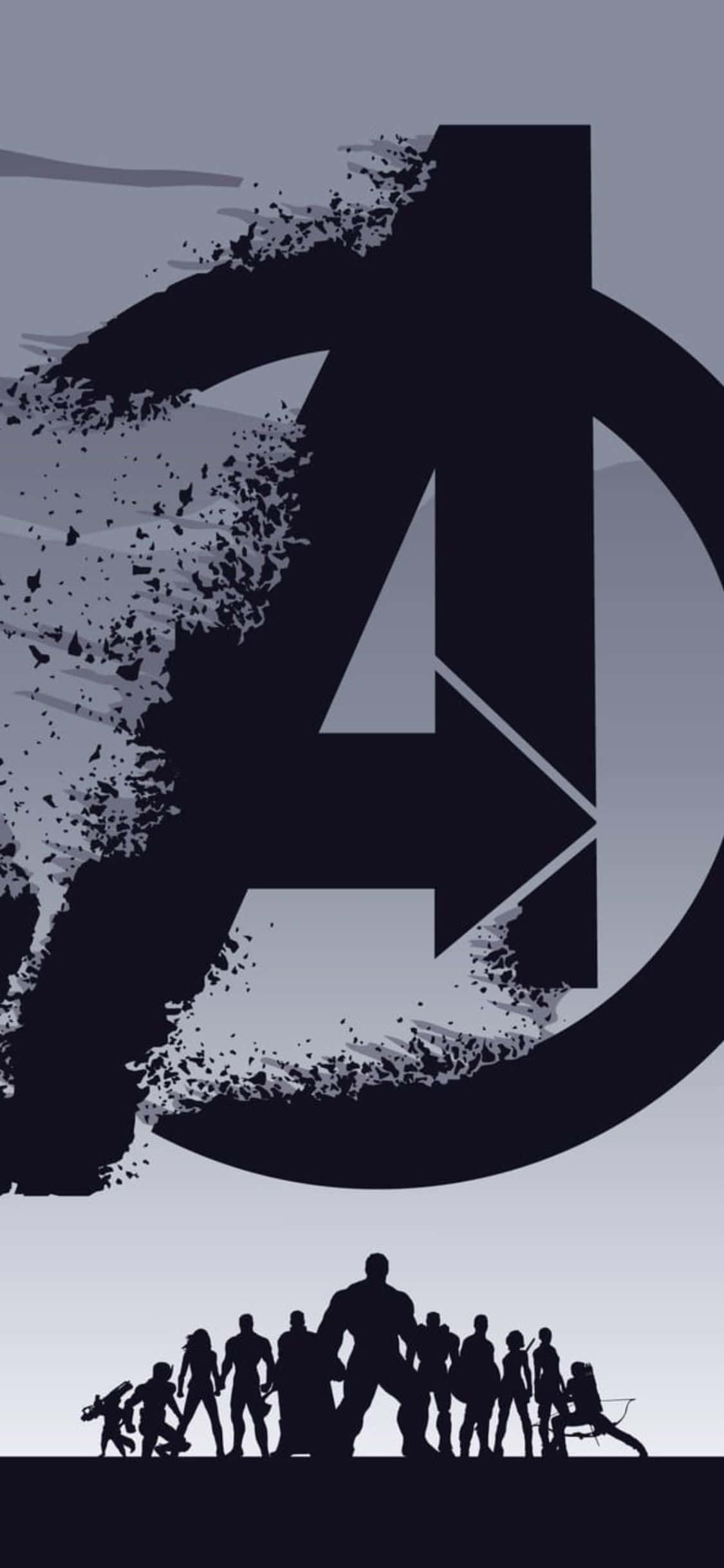 Fondo del Logo de Avengers Endgame para iPhone XS Fondos de pantalla