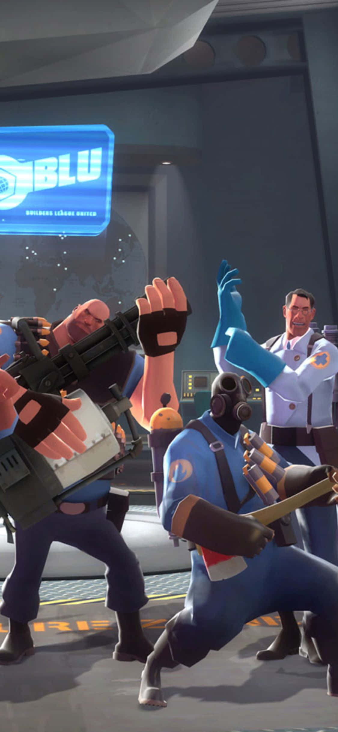 Fondo Divertido de Team Fortress 2 para iPhone XS Fondos de pantalla