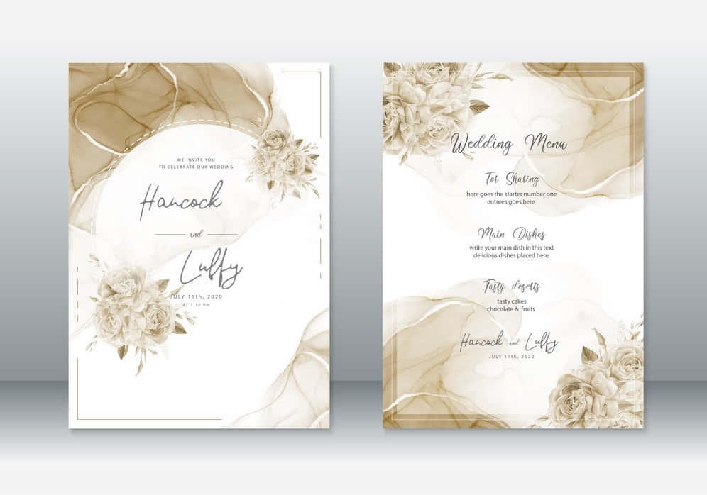Fondo Elegante para Invitación de Boda Fondos de pantalla