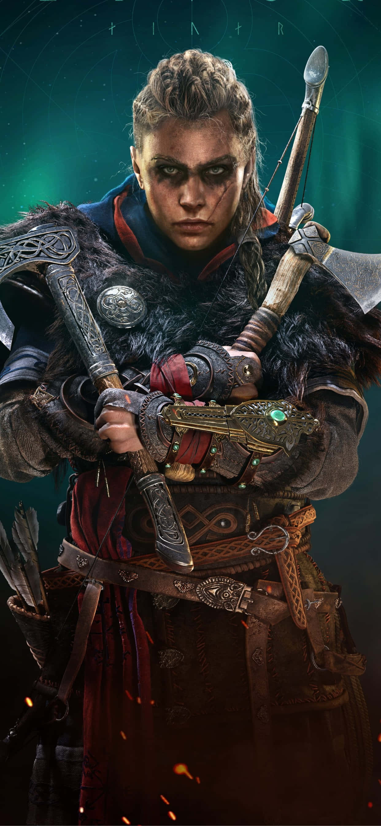 Fondo Épico de Assassin's Creed Valhalla para iPhone XS Max Fondos de pantalla