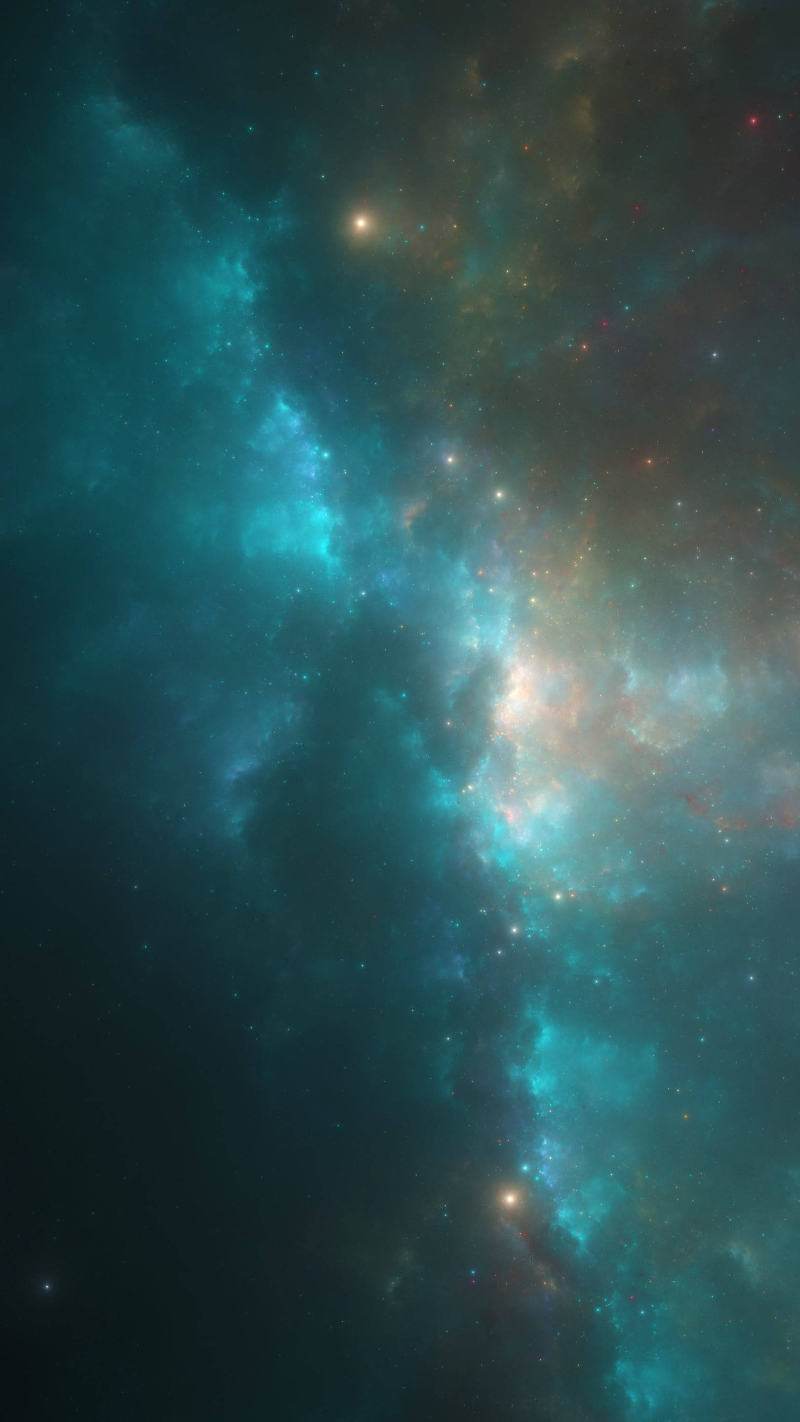 Fondo Espacial con Línea de Estrellas Fondos de pantalla