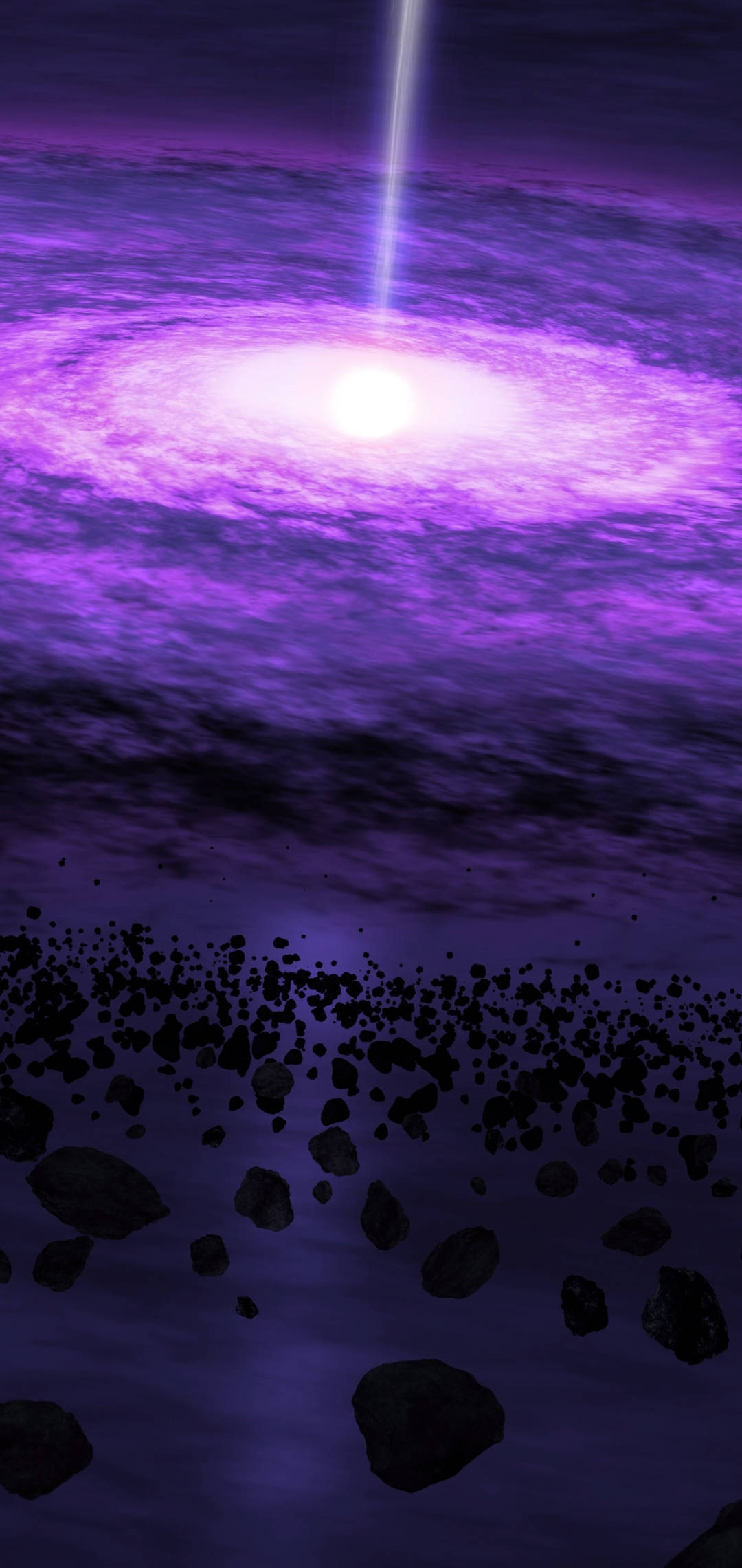 Fondo Espacio Teléfono Púrpura Quasar Fondos de pantalla