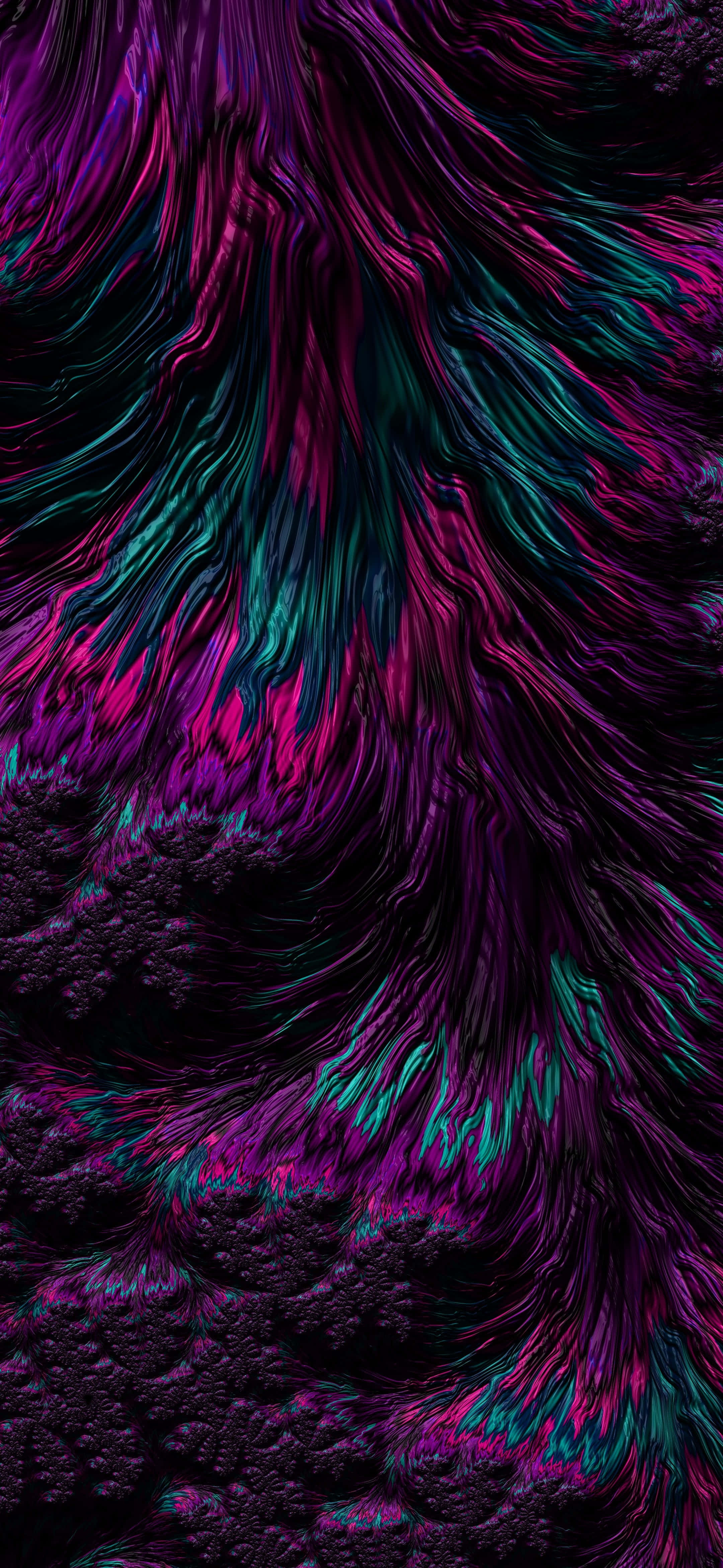Fondo Abstracto Estético Púrpura Oscuro para iPhone Fondos de pantalla