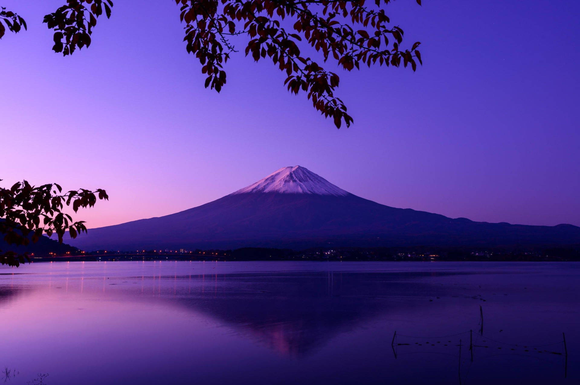 Fondo estético Chromebook Monte Fuji