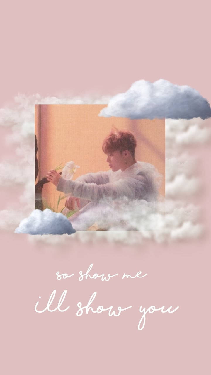 Fondo estético de Jimin de BTS con nubes Fondos de pantalla