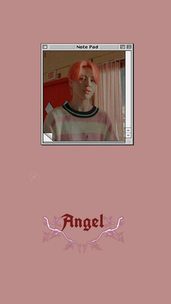 Fondo Estético de Jimin de BTS en Libreta Fondos de pantalla