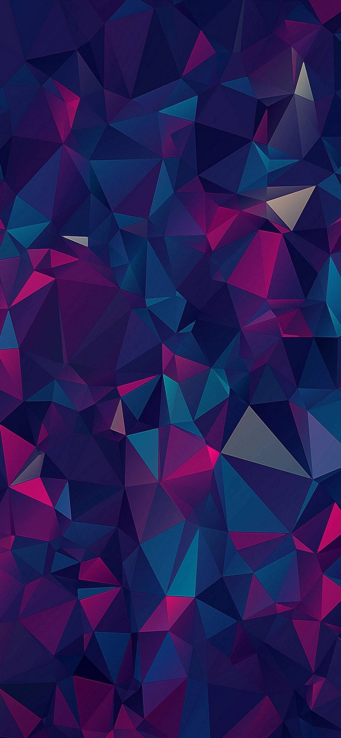 Fondo estético de patrón poligonal para iPhone 11 Fondos de pantalla
