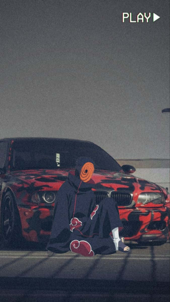 Fondo Estético de Anime con Tobi para iPhone Fondos de pantalla