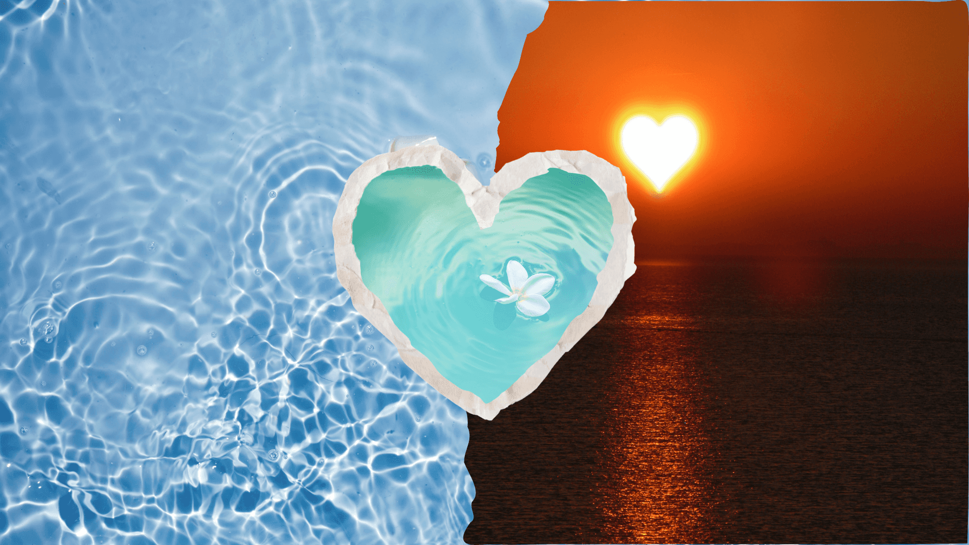 Fondo Estético de Atardecer/Agua Fondos de pantalla