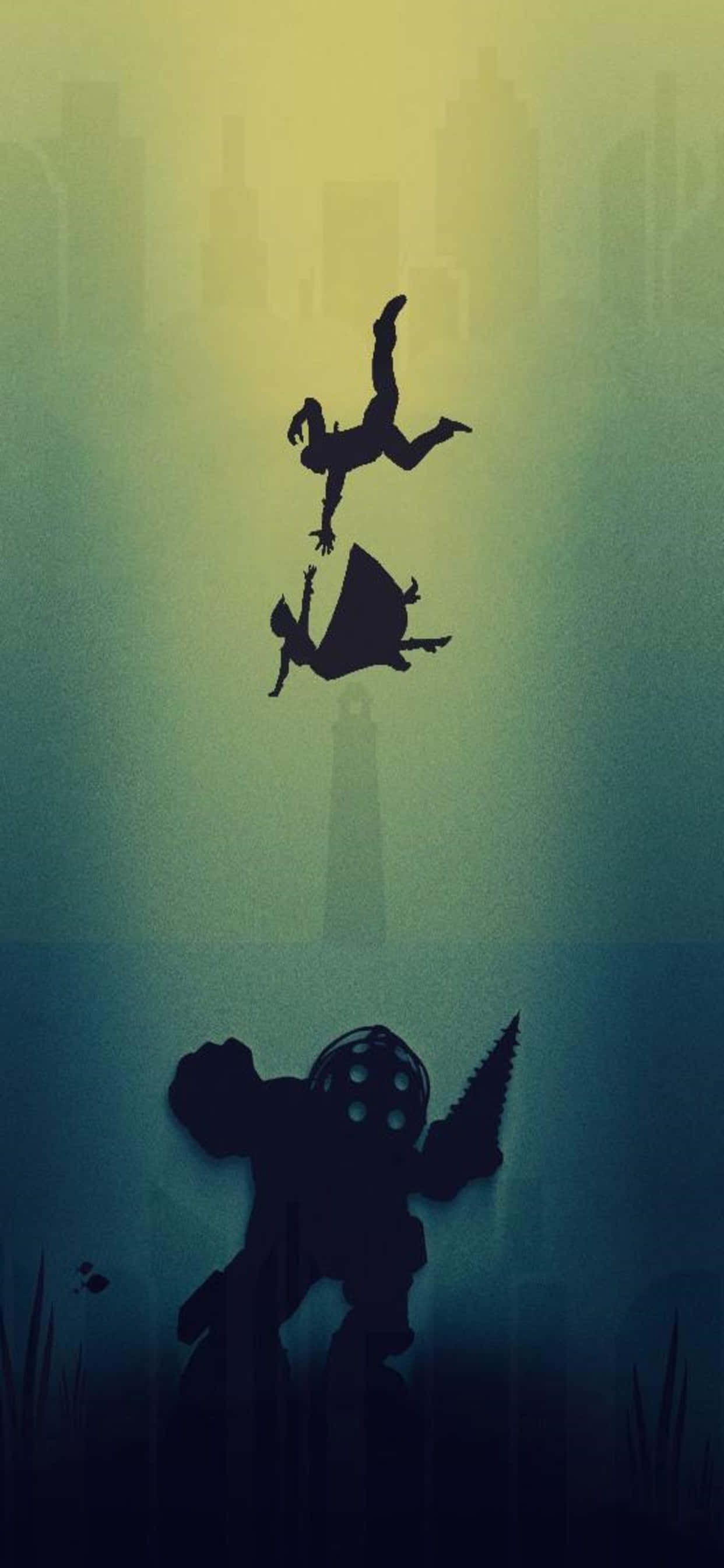 Fondo estético de personajes ficticios de iPhone Xs Max Bioshock Infinite Fondos de pantalla