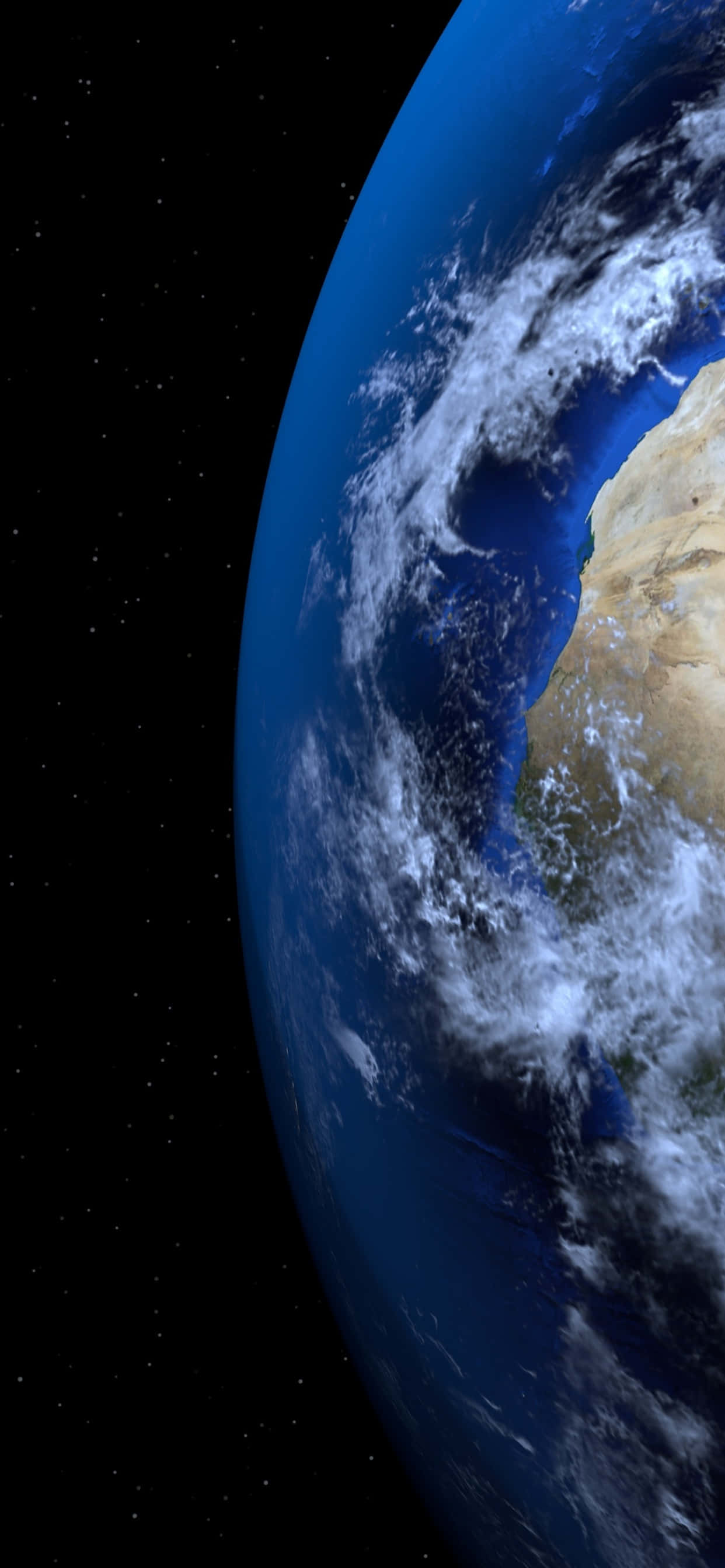 Fondo Estético del Planeta Tierra en Azul y Negro Fondos de pantalla