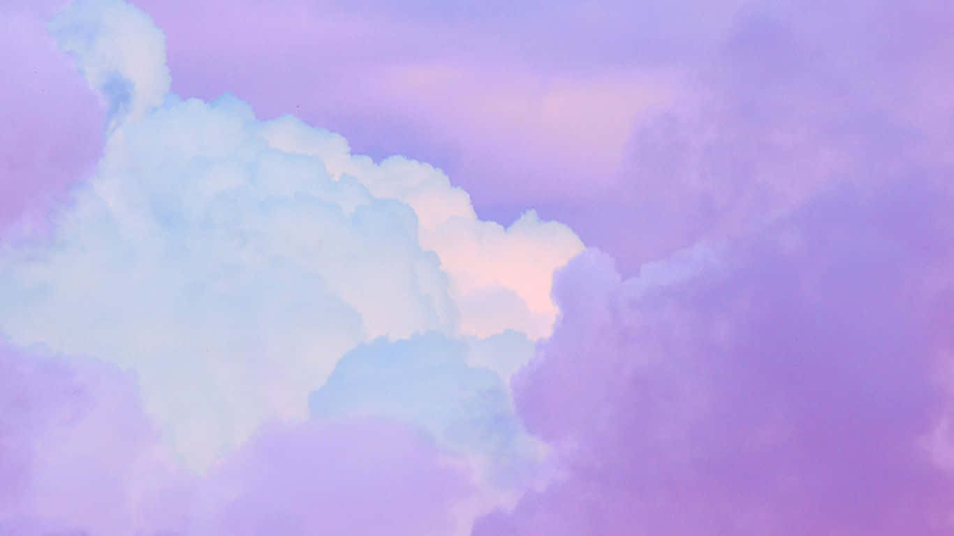 Fondo Estético Lavanda Pastel Nublado Fondos de pantalla