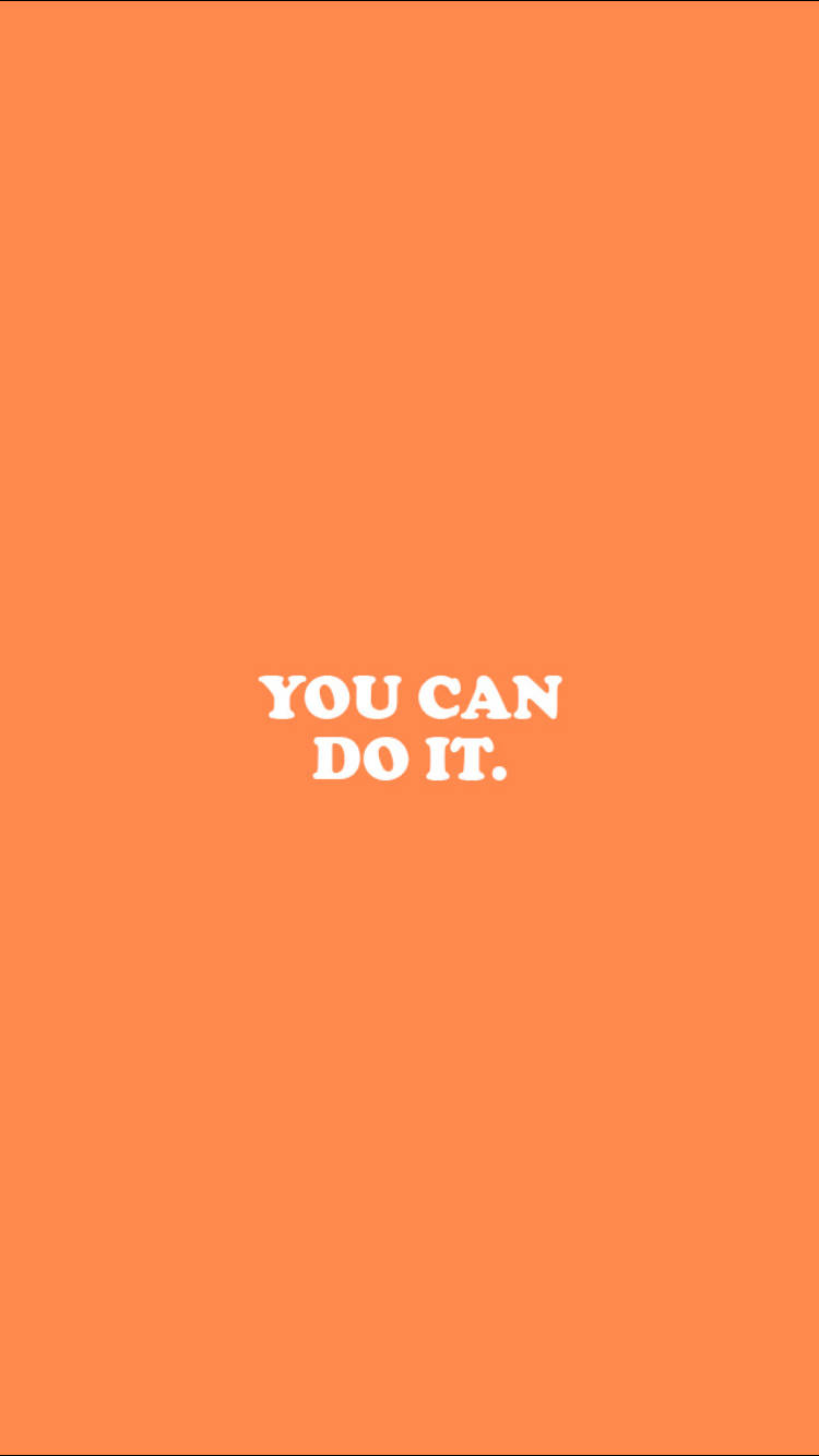 Fondo Estético Naranja Pastel con Texto Fondos de pantalla