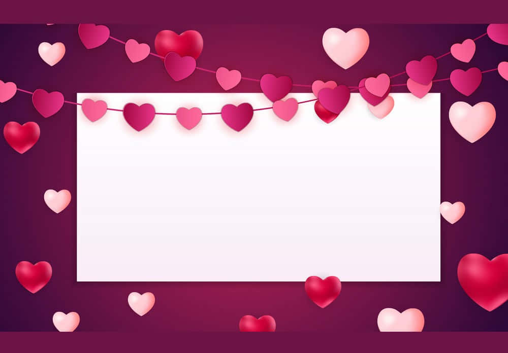 Fondo Estético Púrpura de San Valentín Arte Digital Fondos de pantalla