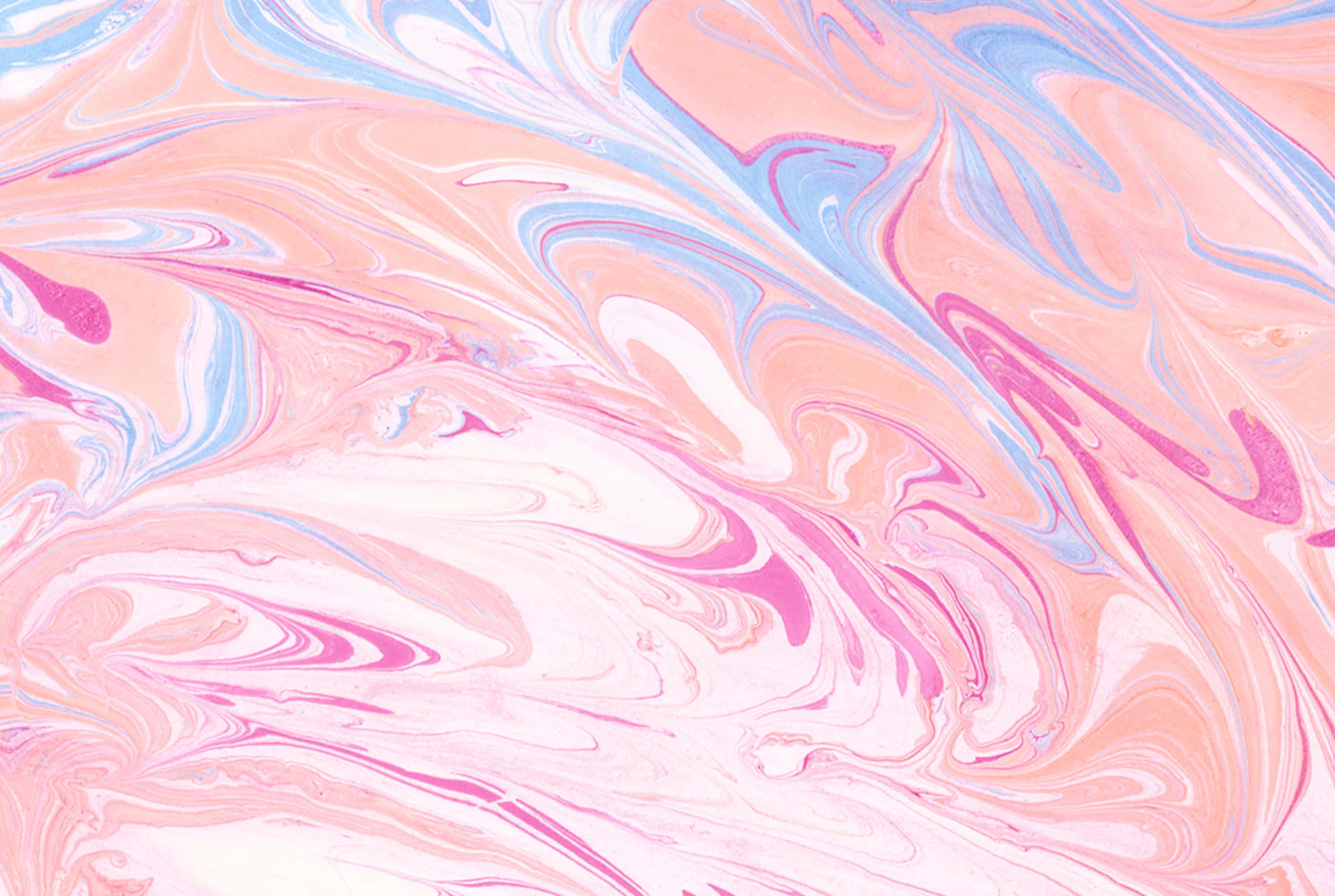 Mármol Rosa Claro y Azul Estético para Computadora Fondos de pantalla