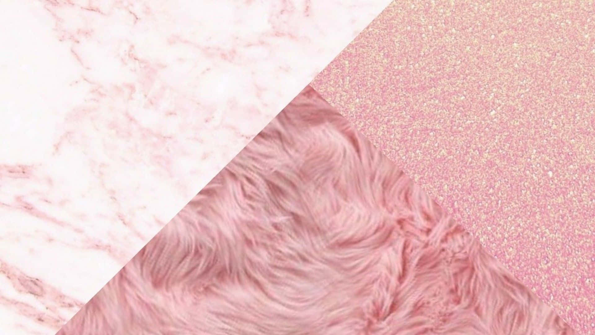 Fondo estético rosa dorado Fondos de pantalla