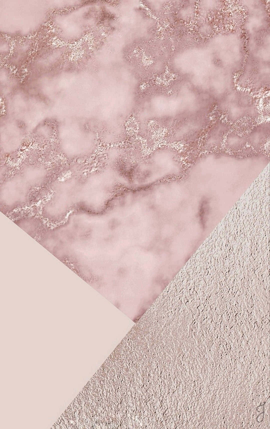Fondo estético rosa dorado Fondos de pantalla