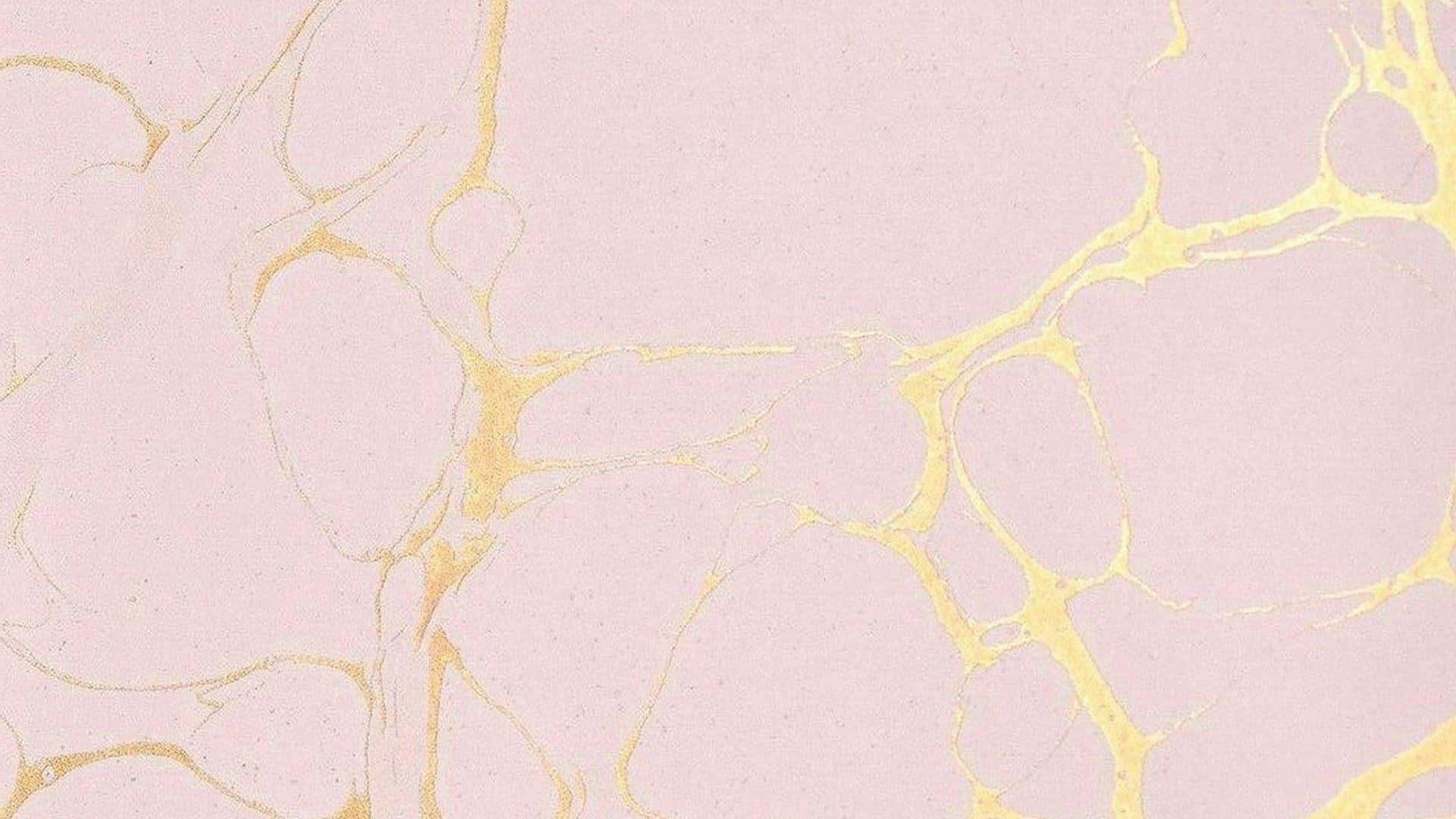 Fondo estético rosa dorado Fondos de pantalla