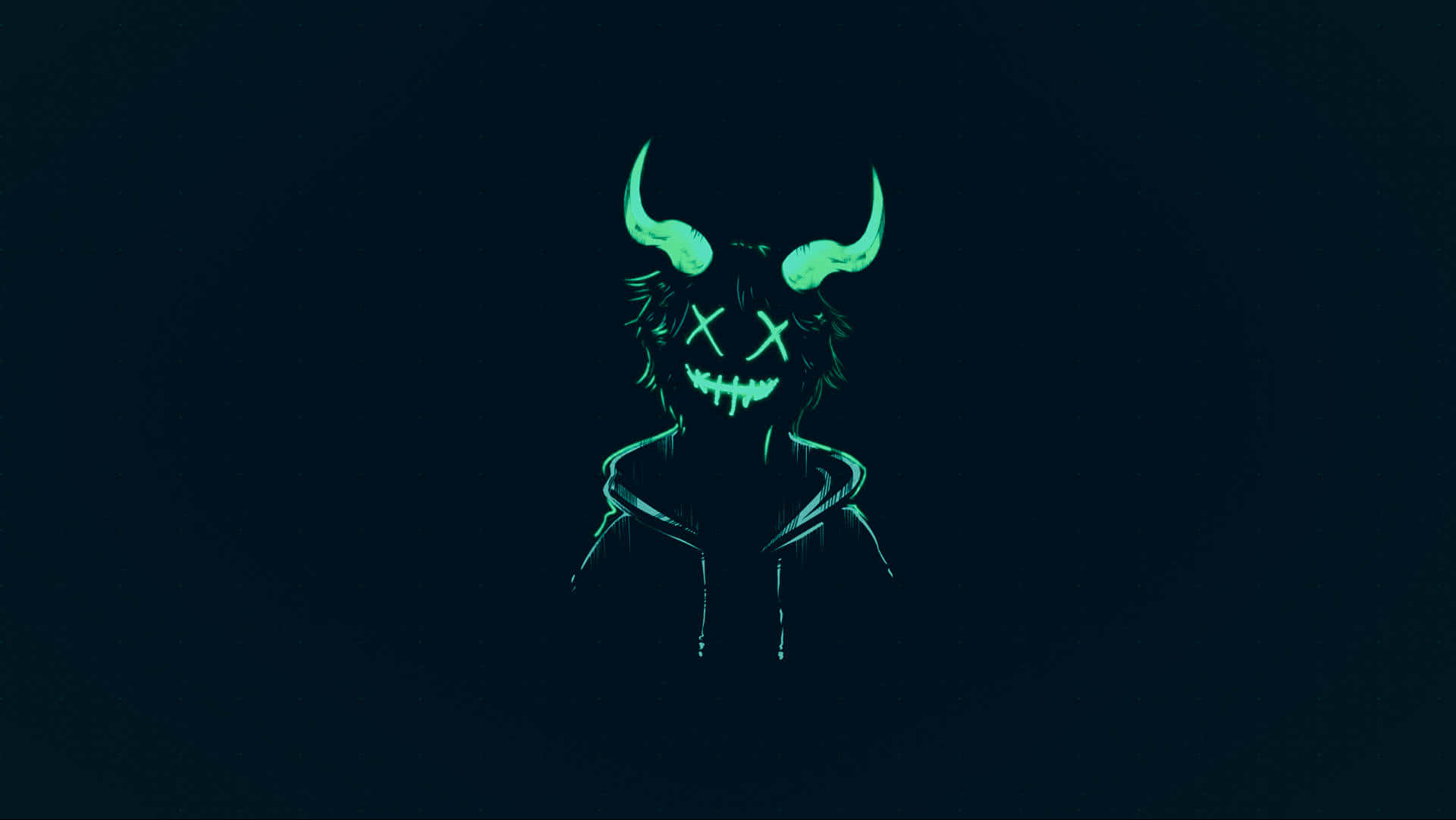 Fondo estético verde neón brillante Fondos de pantalla