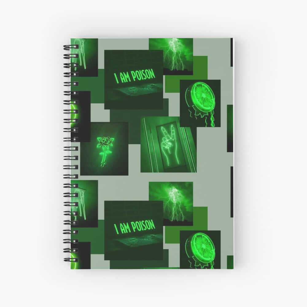 Fondo estético verde neón vibrante Fondos de pantalla