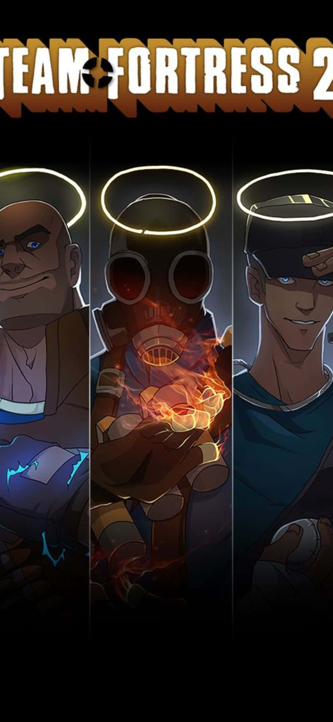 Fondo Fanart de Personajes de Team Fortress 2 para iPhone XS Fondos de pantalla