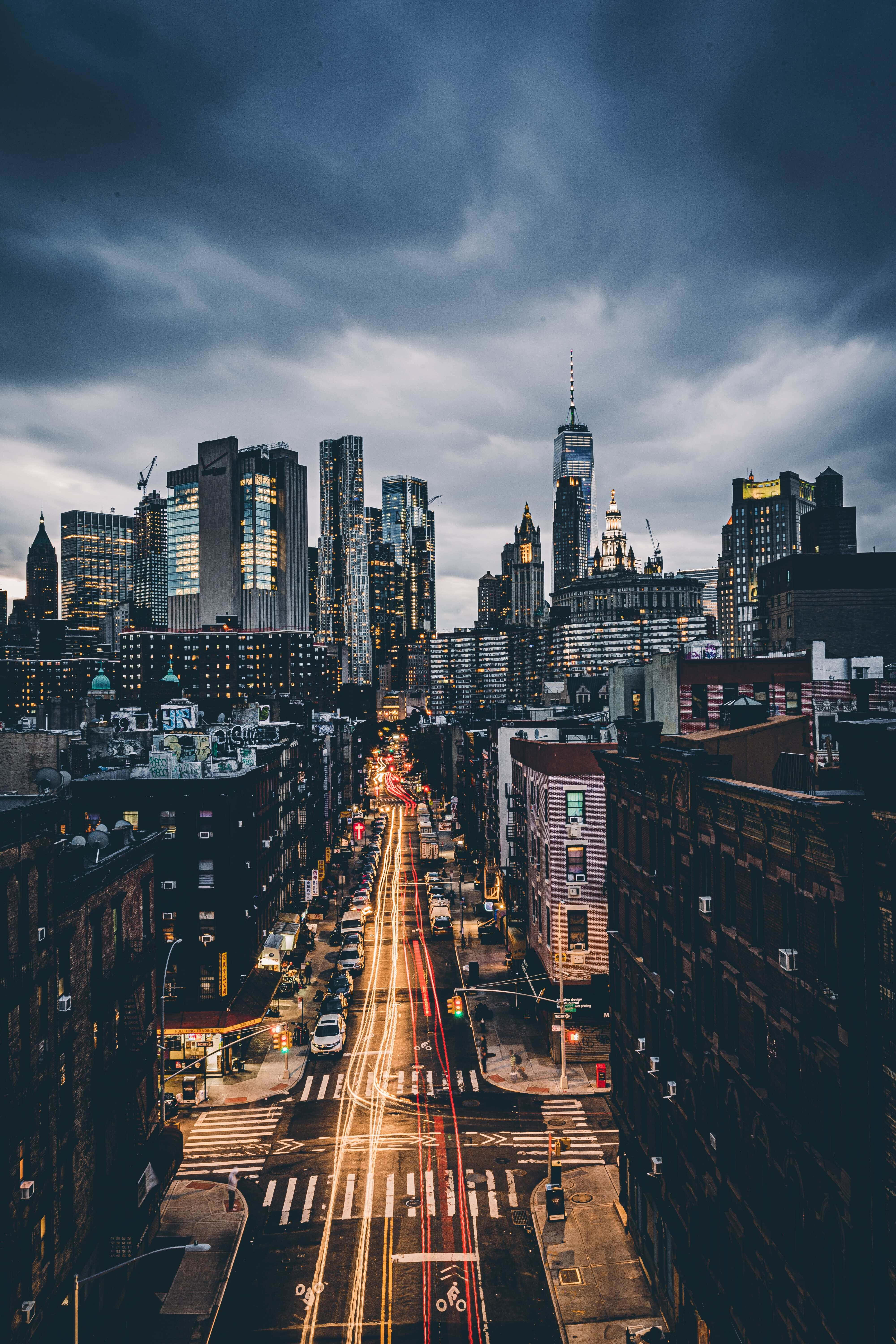 Fondo Fascinante de la Ciudad de Nueva York para iPhone Fondos de pantalla