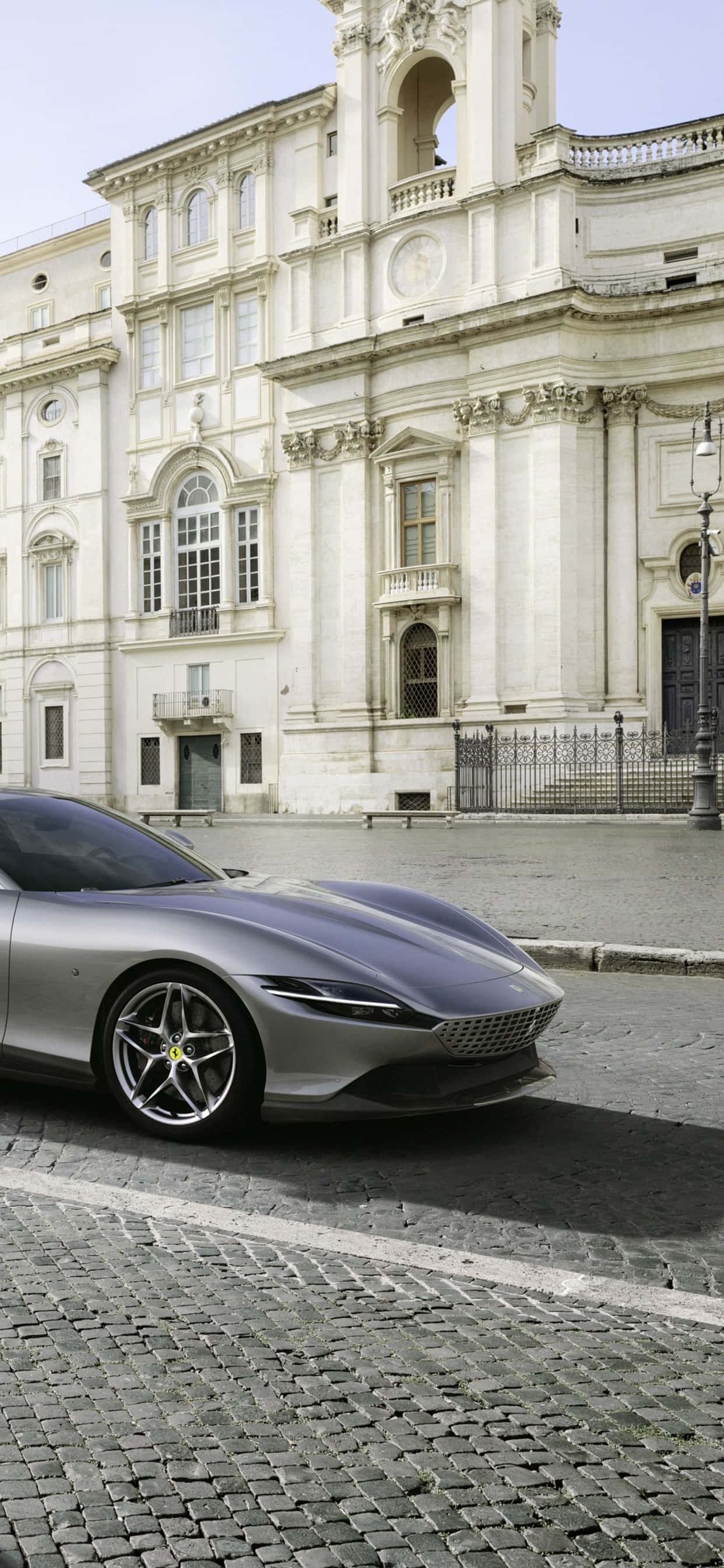 Fondo Ferrari iPhone Xs Max Ferrari Roma Gris Fondos de pantalla