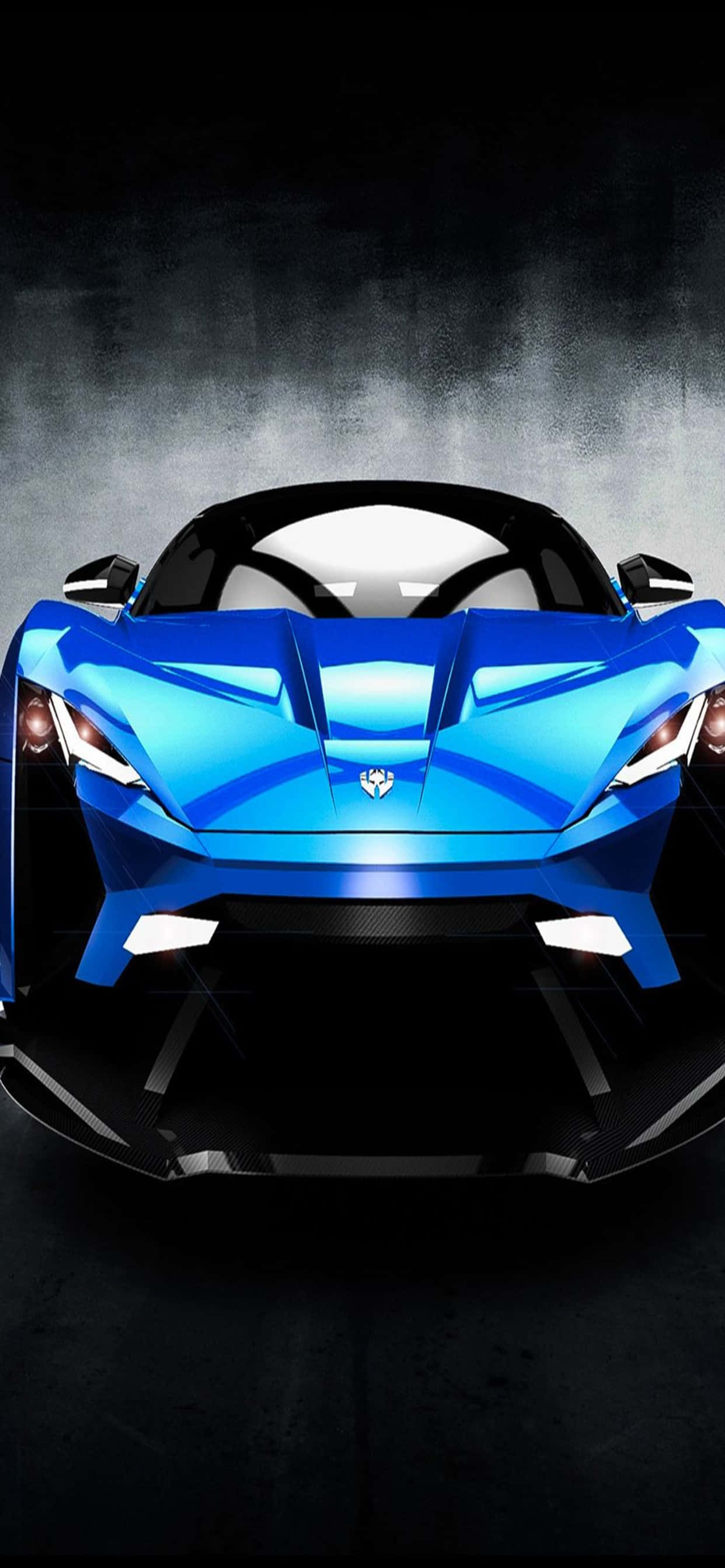 Fondo Ferrari para iPhone XS Max W Motors Lykan HyperSport Azul Fondos de pantalla