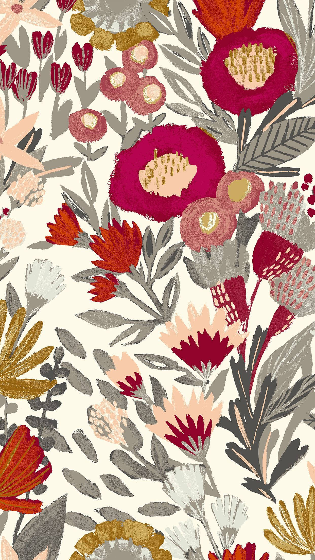 Fondo floral genial para iPhone Fondos de pantalla