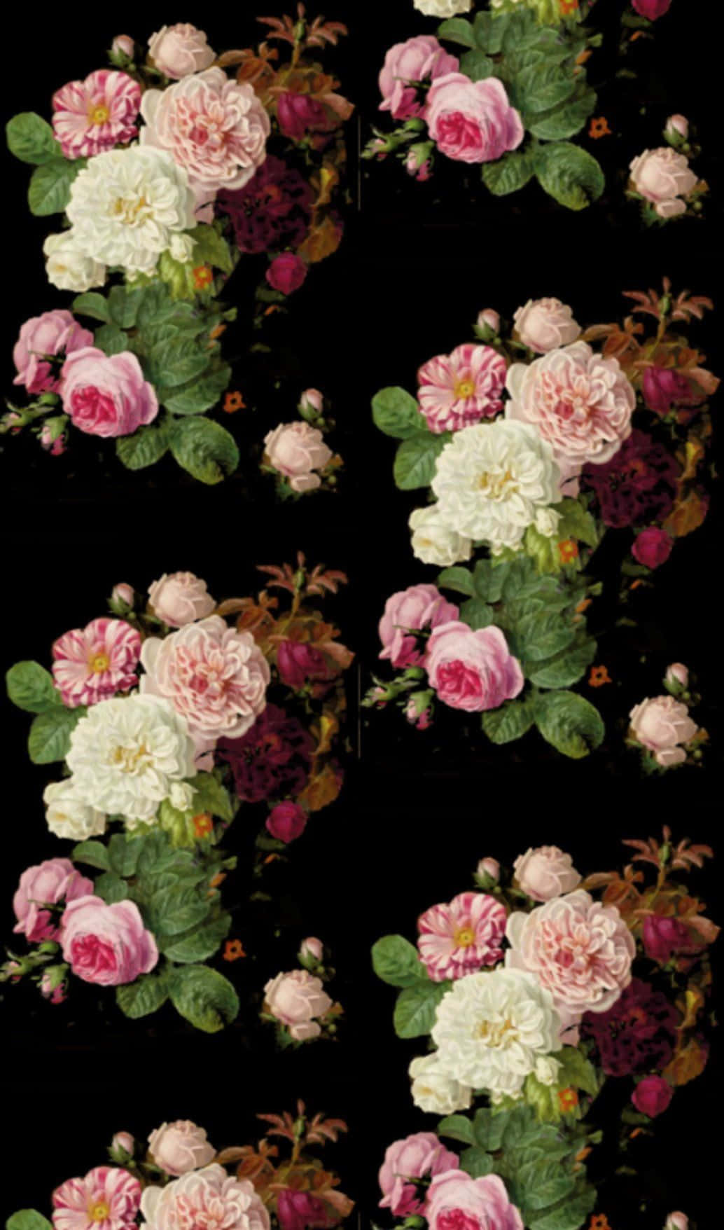 Fondo Floral Oscuro Cautivador Fondos de pantalla