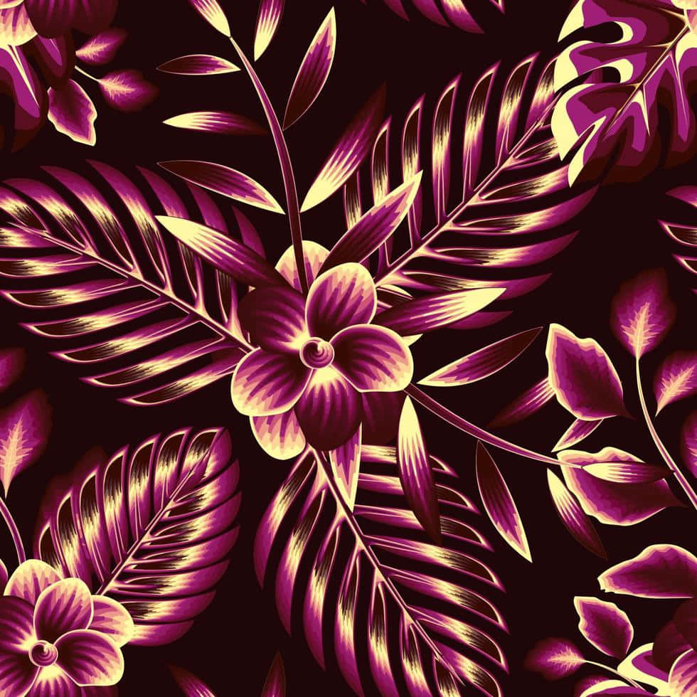 Fondo floral oscuro cautivador Fondos de pantalla