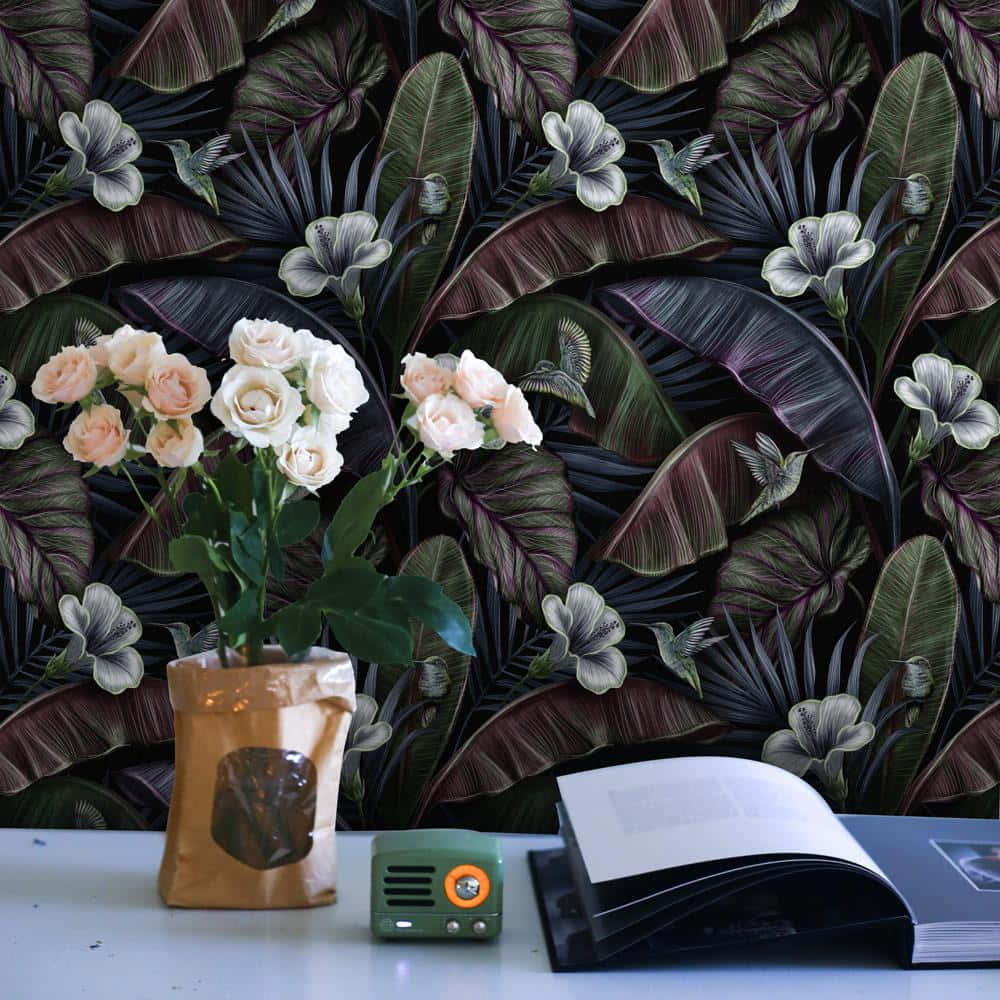 Fondo Floral Oscuro Fondos de pantalla