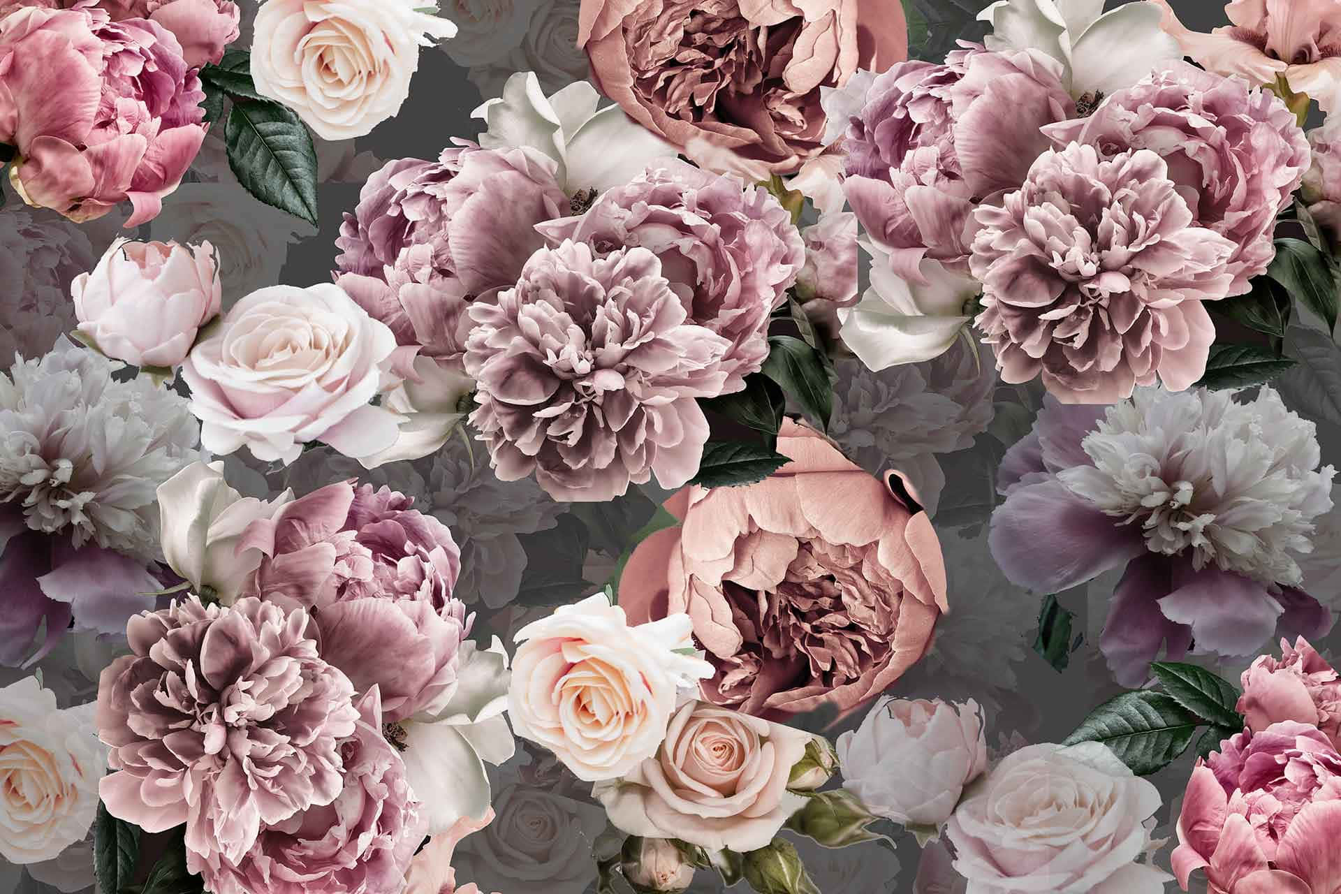 Fondo Floral Oscuro Cautivador Fondos de pantalla