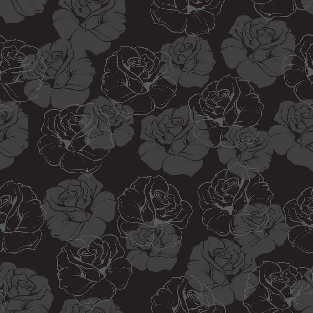 Fondo Floral Oscuro Encantador Fondos de pantalla