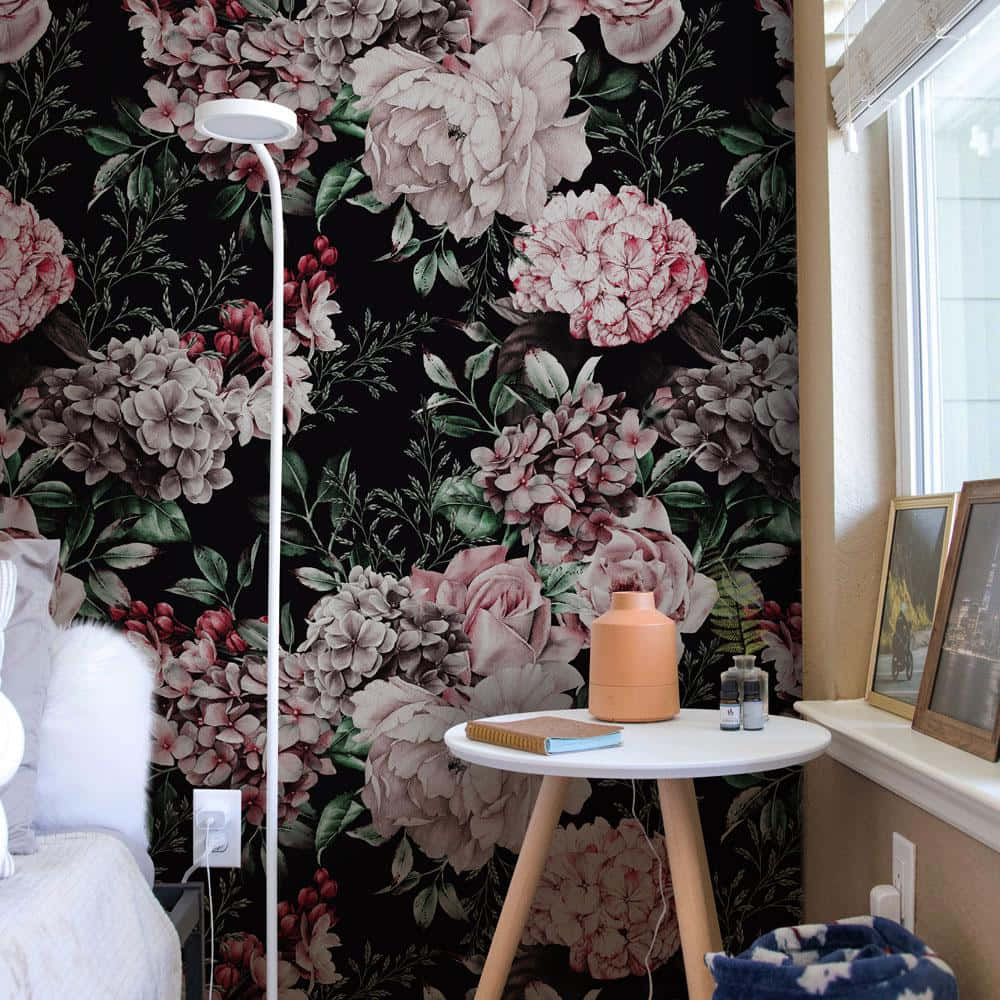 Fondo Floral Oscuro: Estética Elegante y Audaz Fondos de pantalla