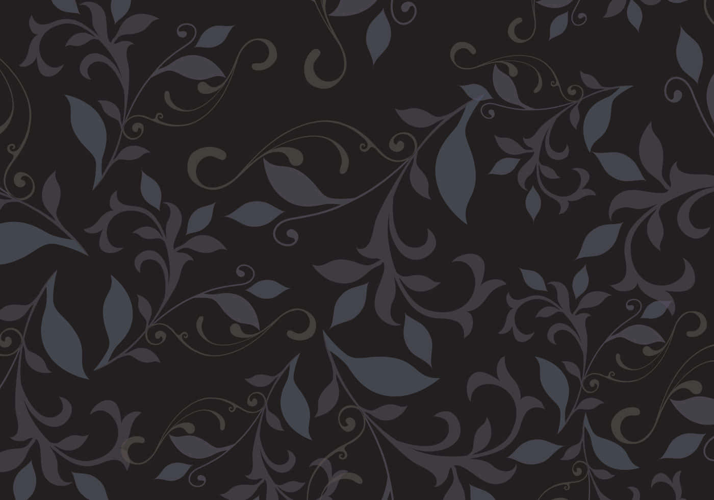 Fondo Floral Oscuro Misterioso Fondos de pantalla