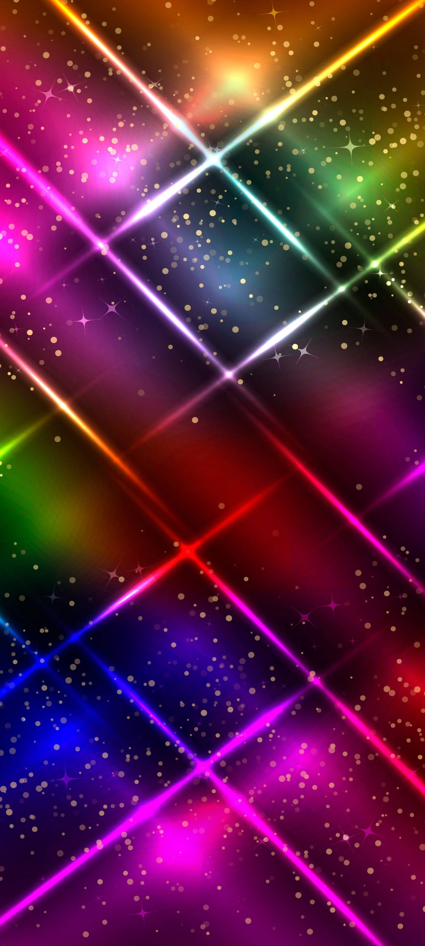 Fondo Galaxia Prismática para Teléfono Espacial Fondos de pantalla
