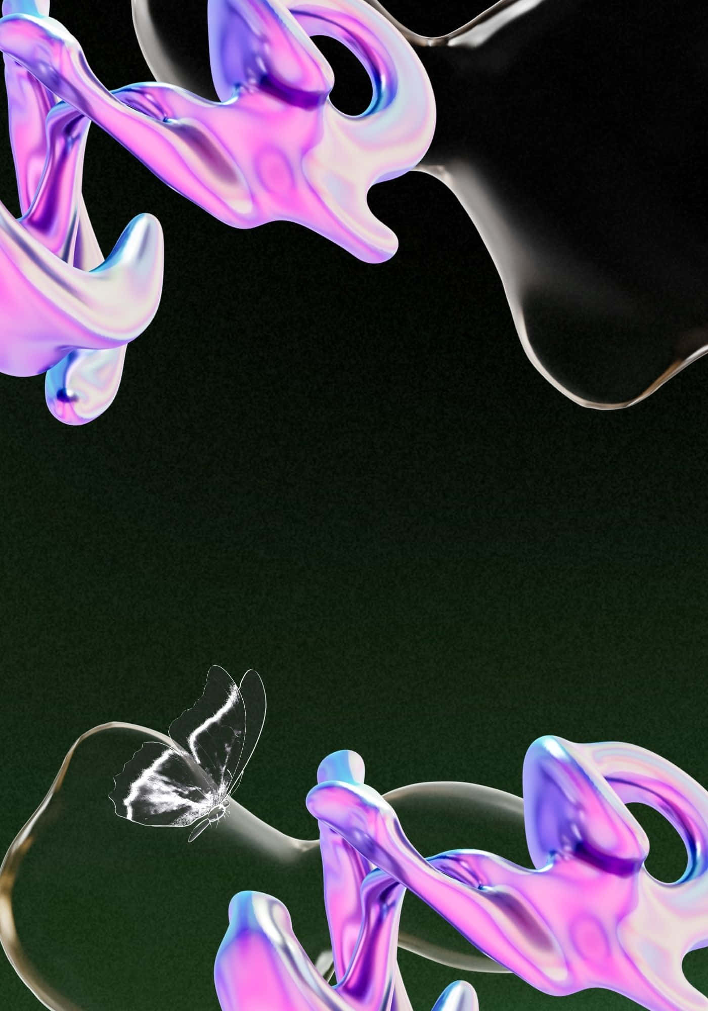 Fondo genial con efecto líquido rosa Fondos de pantalla