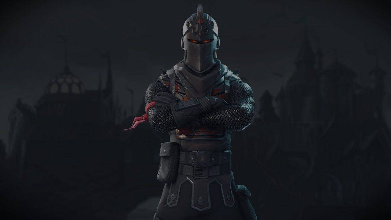 Fondo genial de Fortnite del Caballero Negro Fondos de pantalla