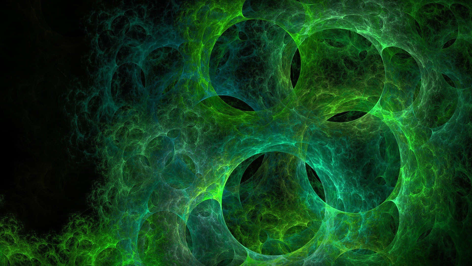 Fondo GFX Negro y Verde con Efecto Fondos de pantalla
