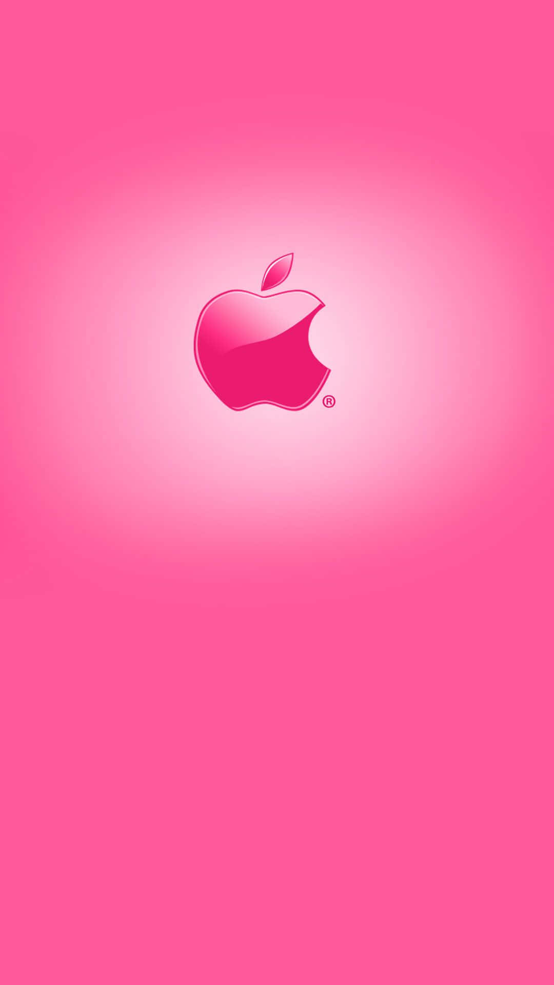 Fondo Glossy Rosa Logo Apple Increíble HD para iPhone Fondos de pantalla