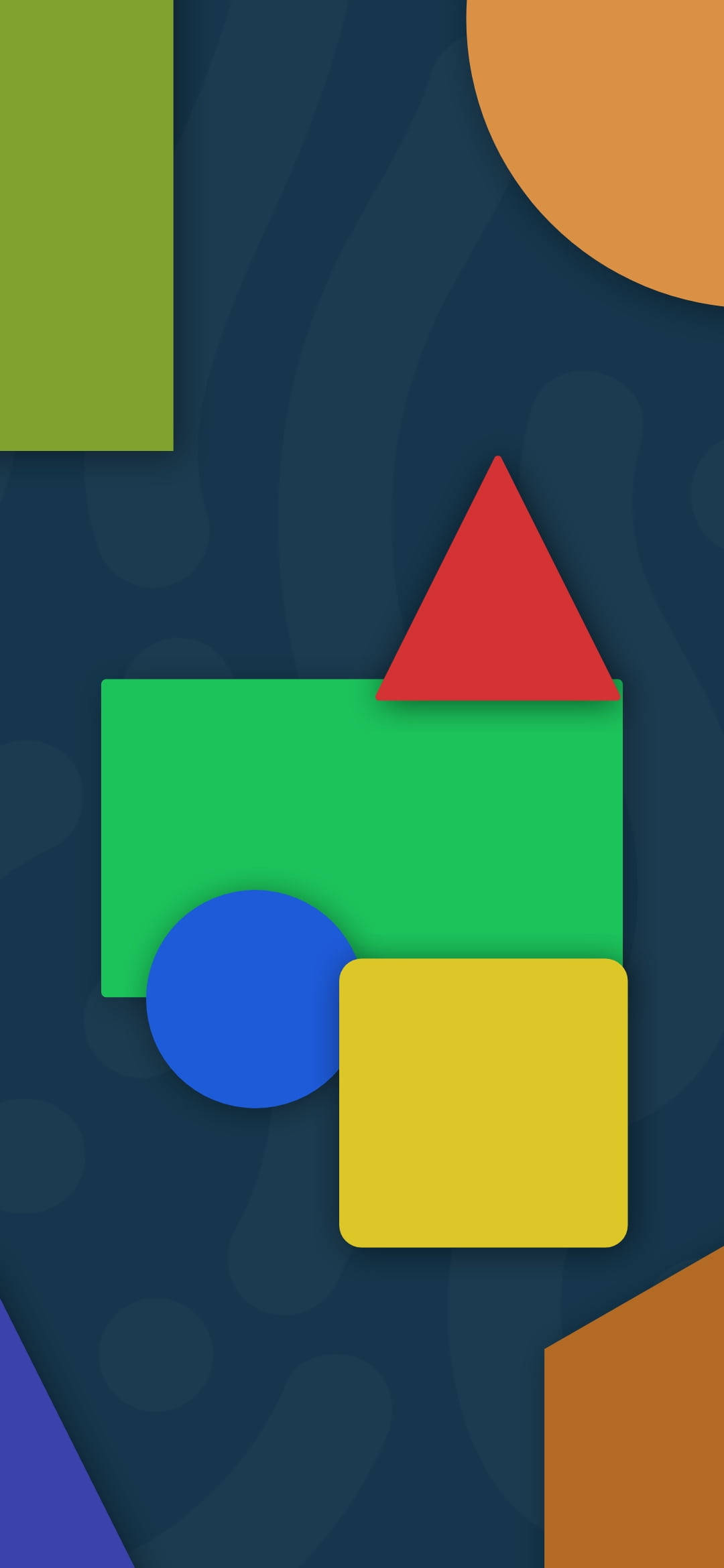 Fondo gráfico de formas para Google Pixel 4 Fondos de pantalla