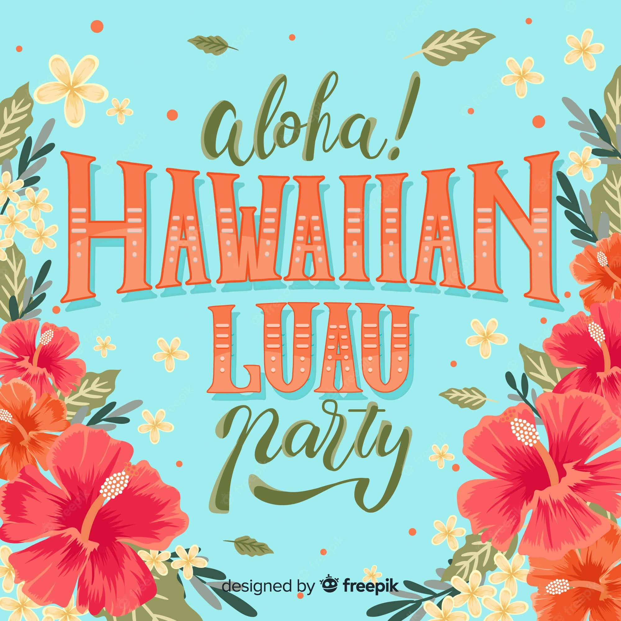 Fondo Hawaiano Encantador de Luau Fondos de pantalla