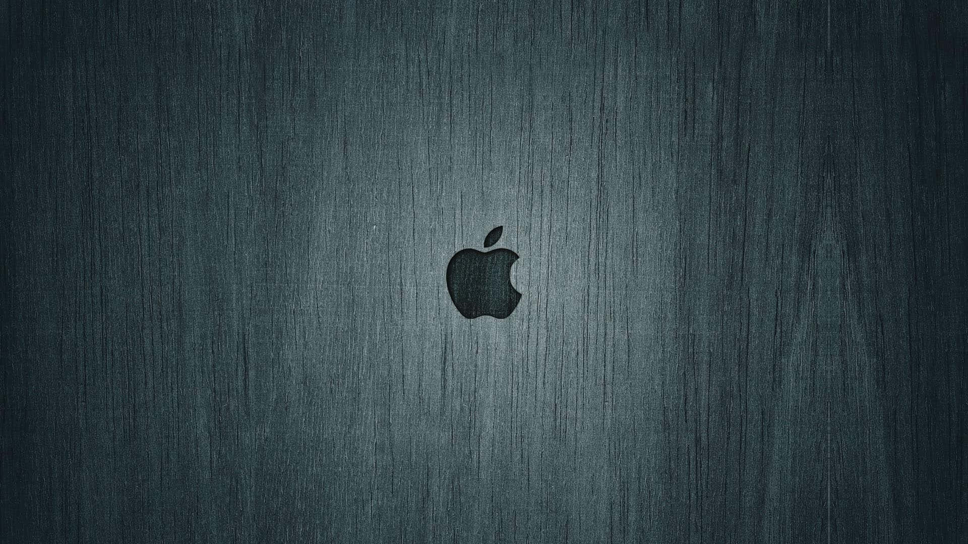 Fondo HD de Apple en superficie de madera gris oscuro Fondos de pantalla