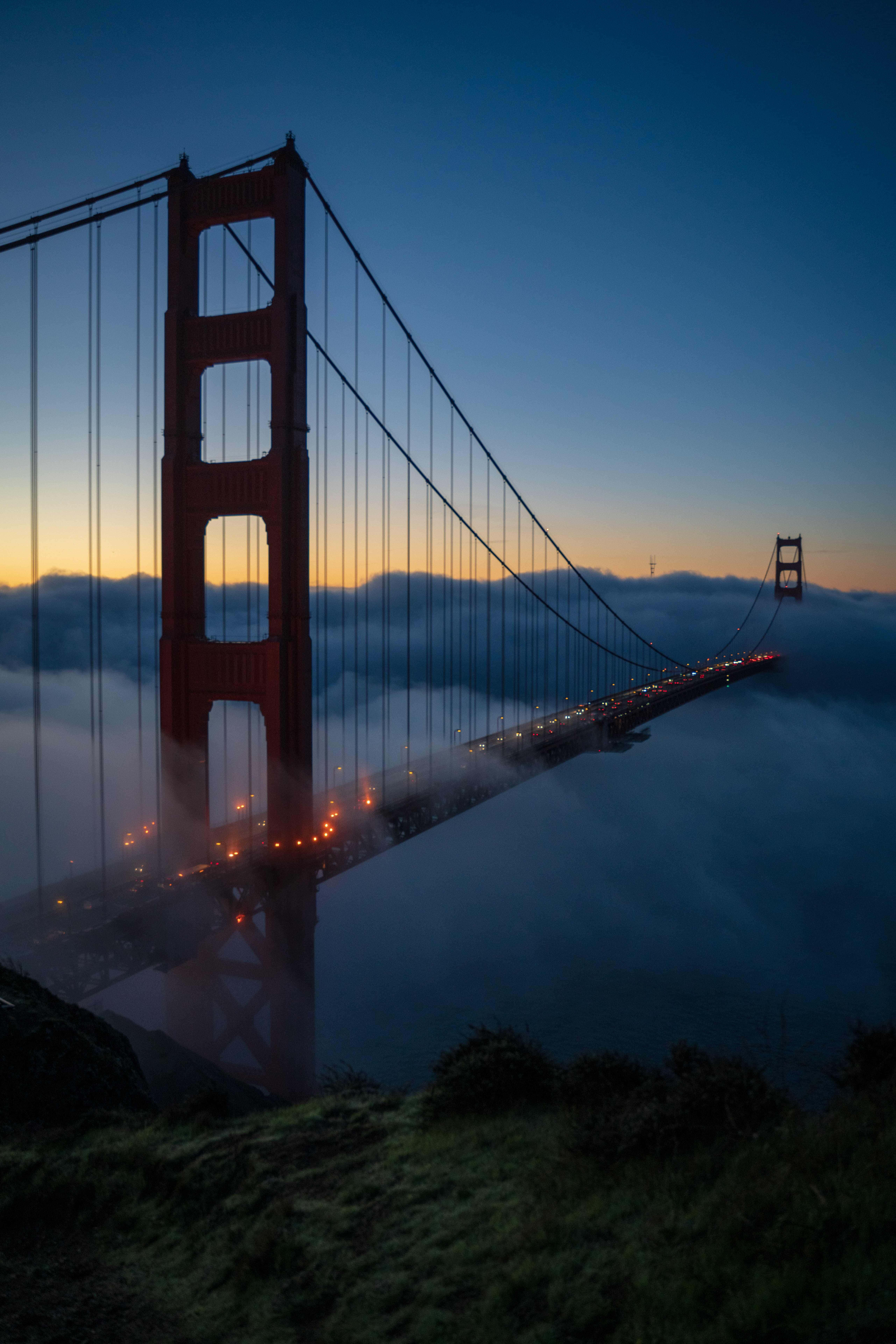 Fondo Hermoso del Puente Golden Gate para iPhone Fondos de pantalla